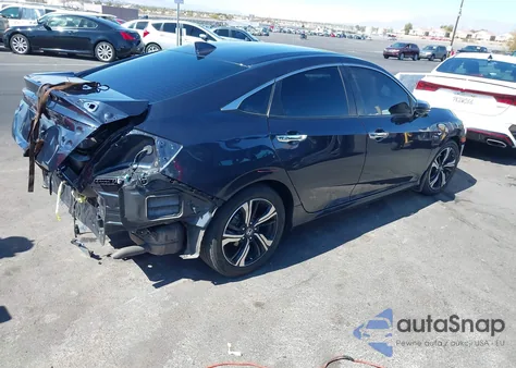 2017 Honda Civic Touring из США, поврежденный, VIN 2HGFC1F91HH656388